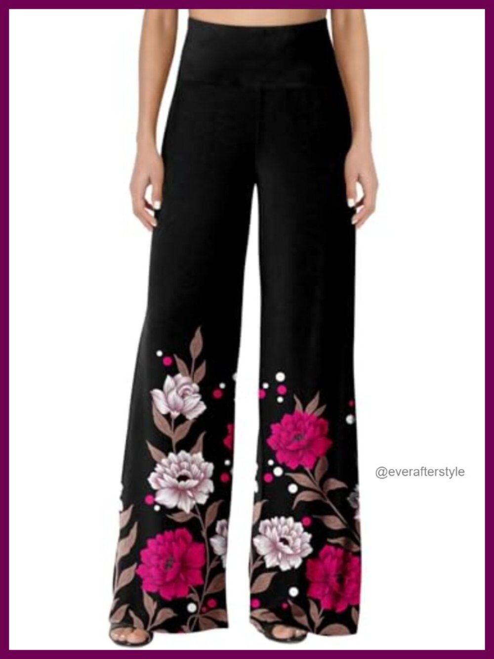 Wide Leg Palazzo Lounge Pants Stretchy High Waist Flowy Casual